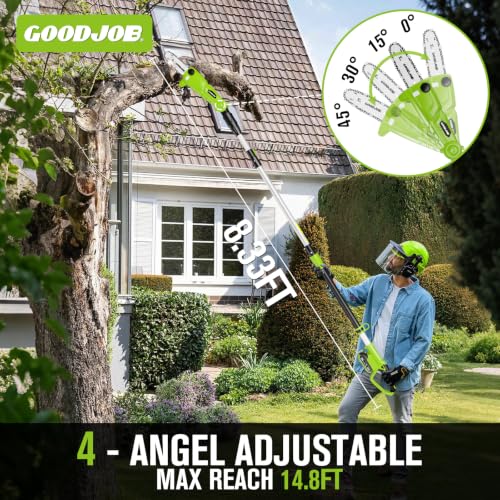 Cordless 8-Inch Pole Saw