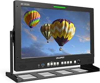 LILLIPUT 15.6" Q15-VBP with Carry-on case 12G-SDI HDMI 2.0 in&Out Broadcast Production Studio Monitor 12G-SFP Fiber Optic Input Connection HDR & 3D-LUT with V Mount Battery Plate