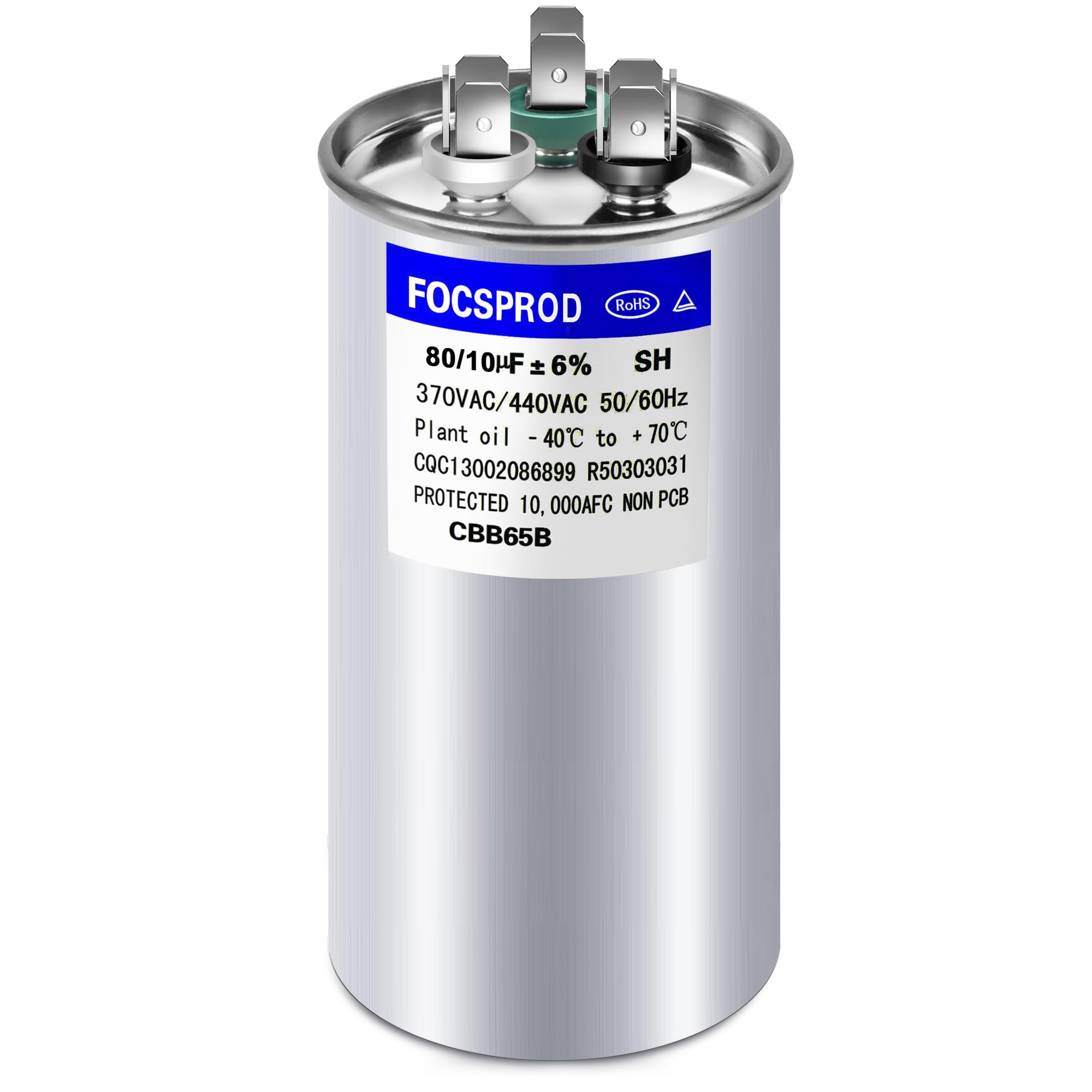 Condensatori CBB65-R 80+5 UF PRCFD805A Titan HD Capacitor 80 5 MFD 440/ ...