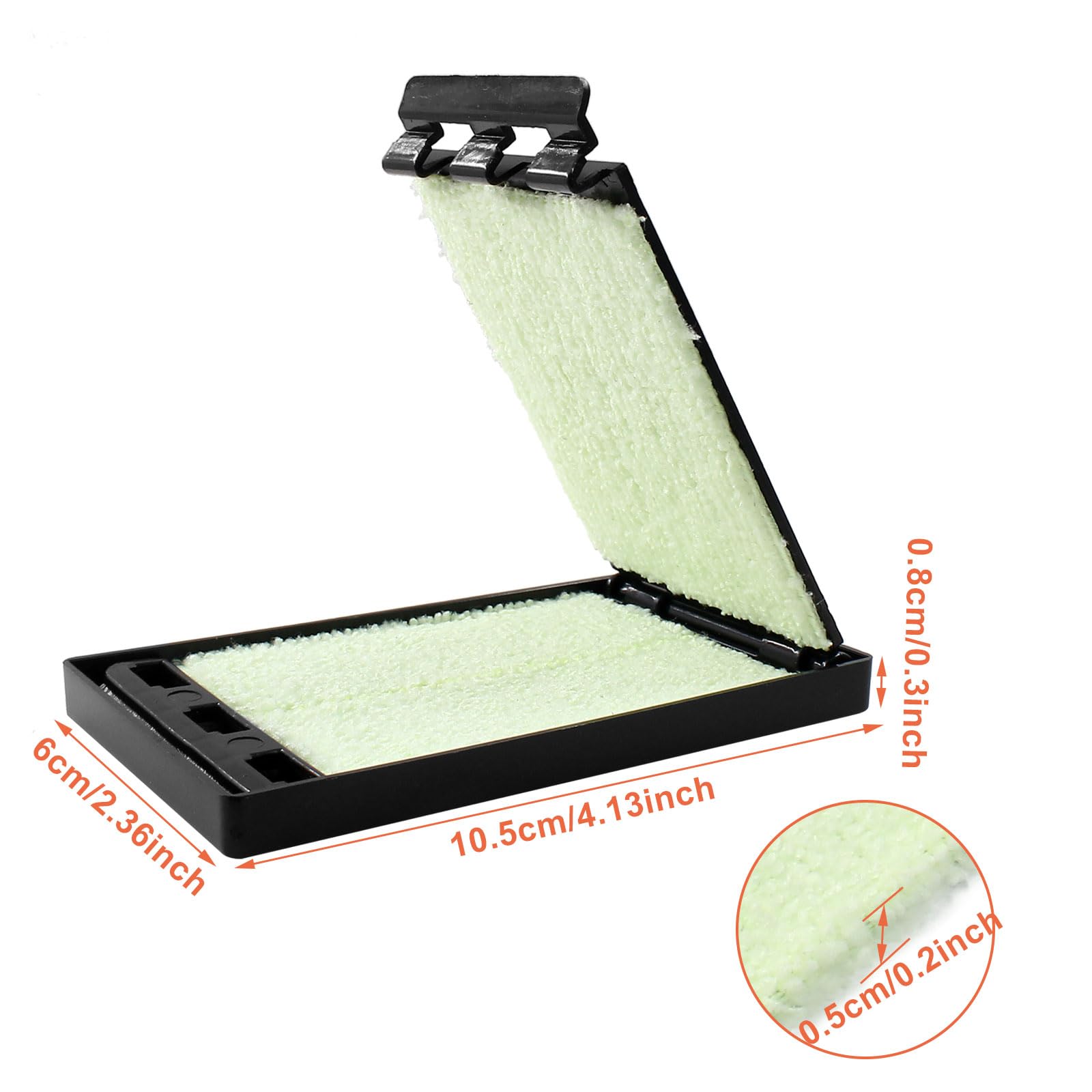 Cionyce Guitar String Cleaner, 2 Pcs Clean Fretboard Cloth Tool Scrubber for Violin/Bass/Ukulele/Electric Guitars Maintenance