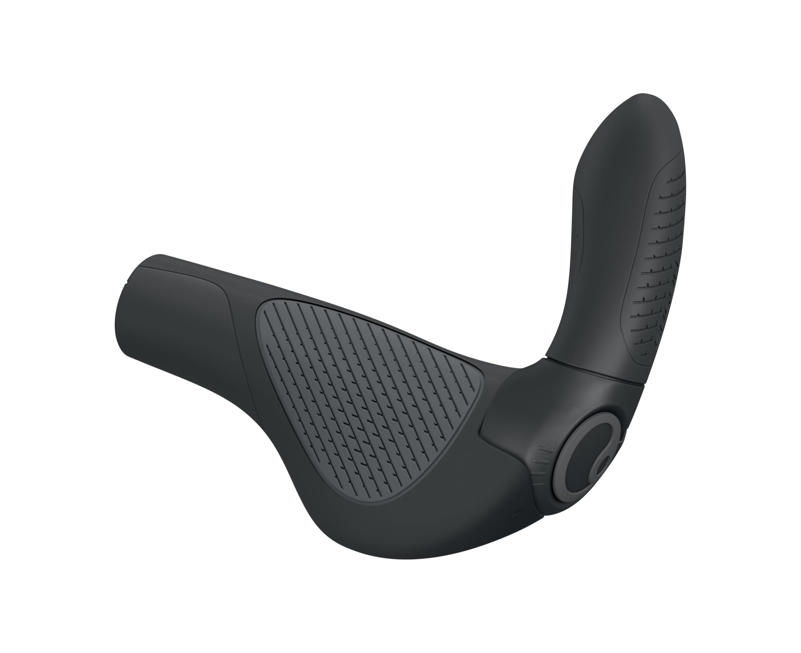 Ergon GP4 EVO Bicycle Grips with built in Bar Ends, Black, Large