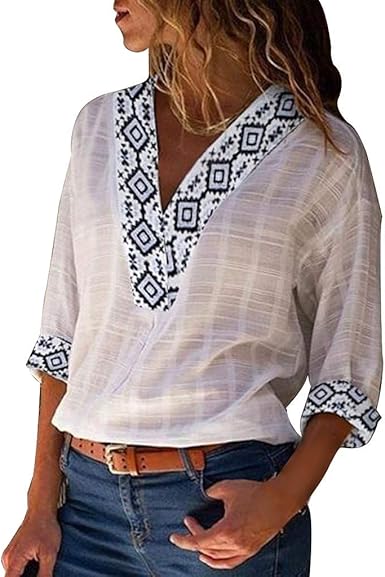 boho shirts amazon