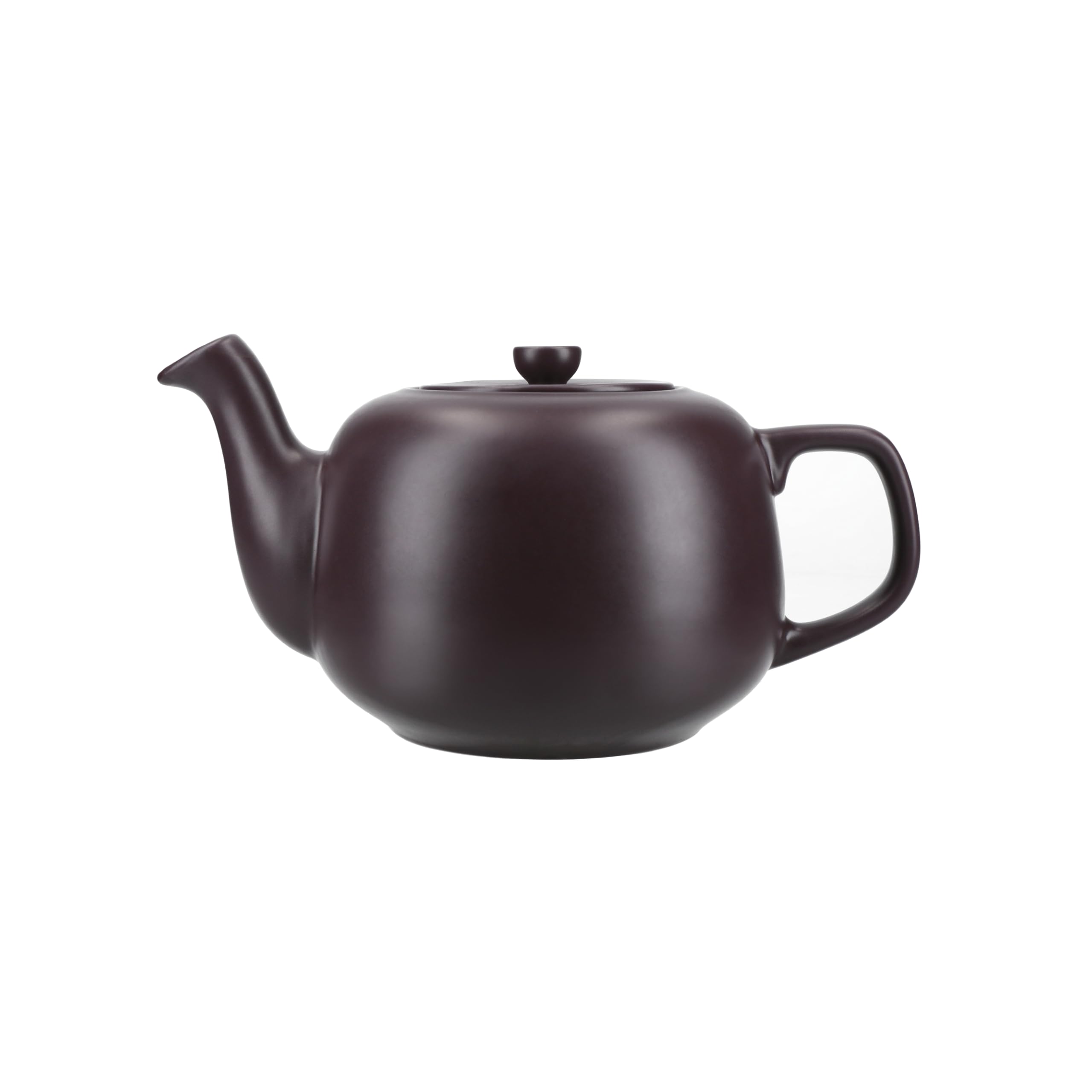 La Cafetière Ceramic Teapot, Purple, 1.2 litres, Labelled