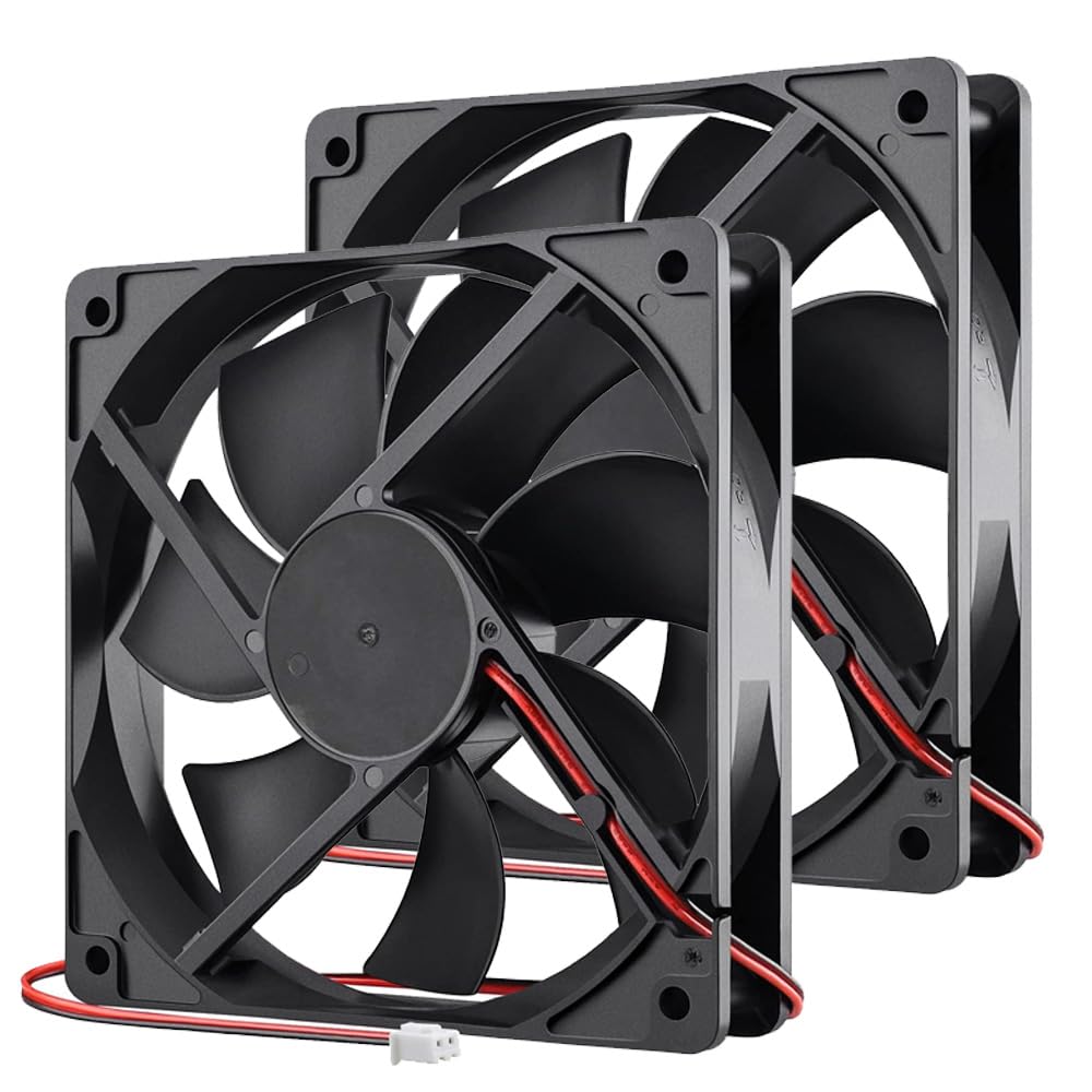 Gebildet Ventole per case Computer nere da 120mm Raffreddamento ad alte Prestazioni 12V CC a basso rumore 2pin (PH2.54) 1200 RPM Cuscinetto idraulico Silenzioso Lunga Durata Fino a 30.000 ore