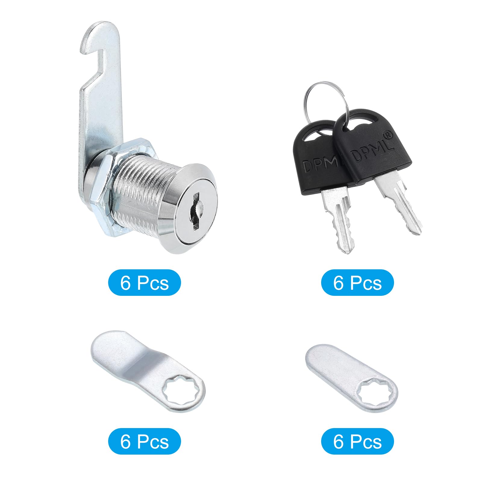 PATIKIL 1" Cabinet Cam Locks - Image 3