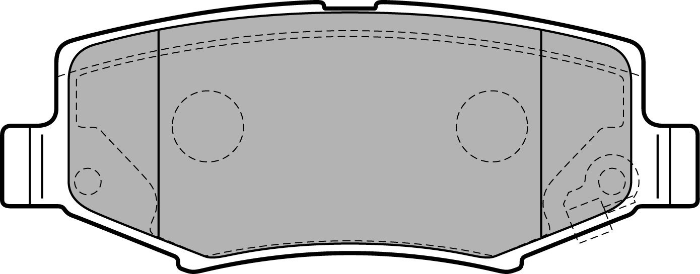 Delphi Lp2172 Bremsbelag - (4-Teilig) | Kompatibel Mit: Dodge Nitro, Nitro Van, Jeep Cherokee, Wrangler Iii, Wrangler Iv
