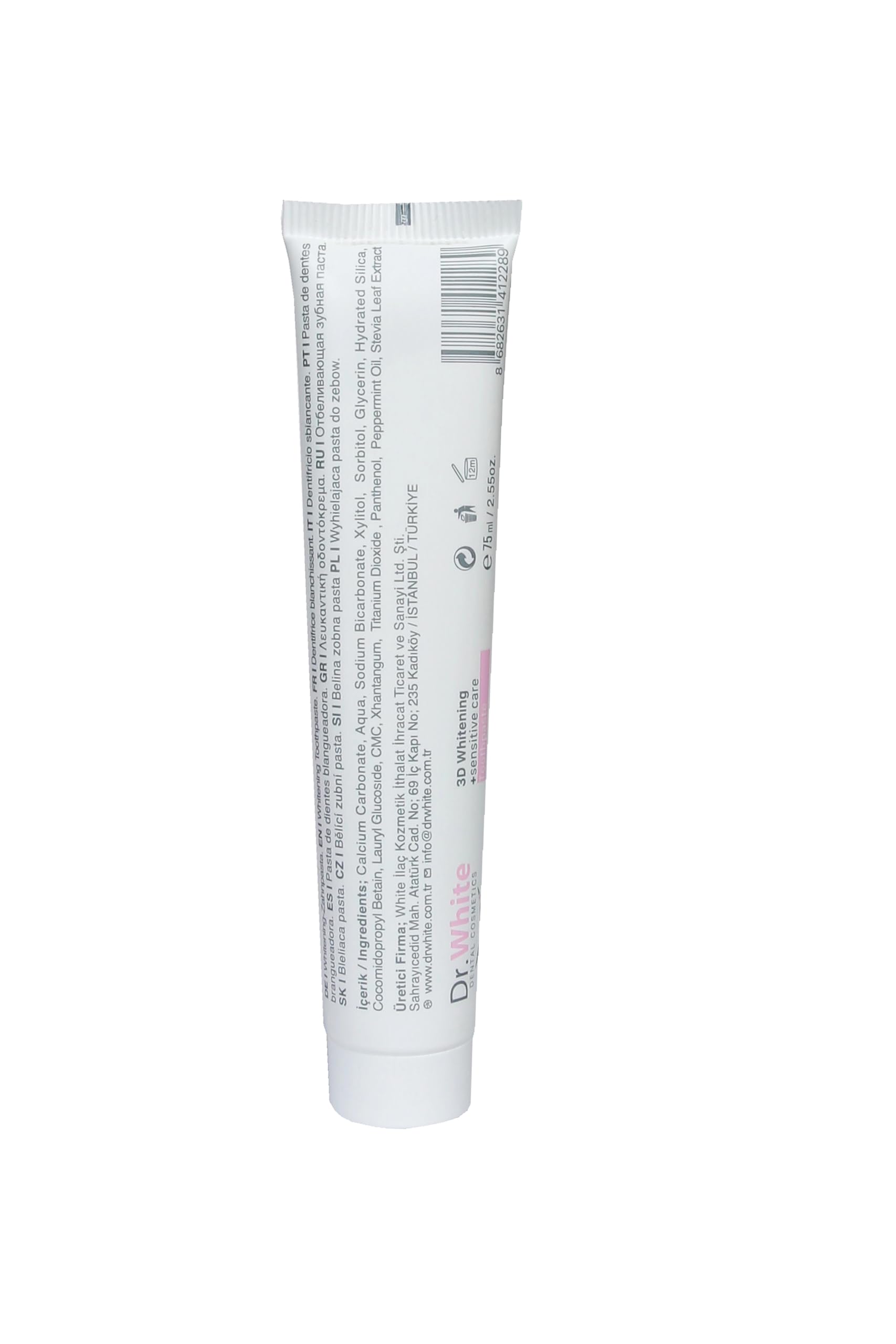 Dr.White 3D Whitening +Sensitive Care Diş Macunu 75ml