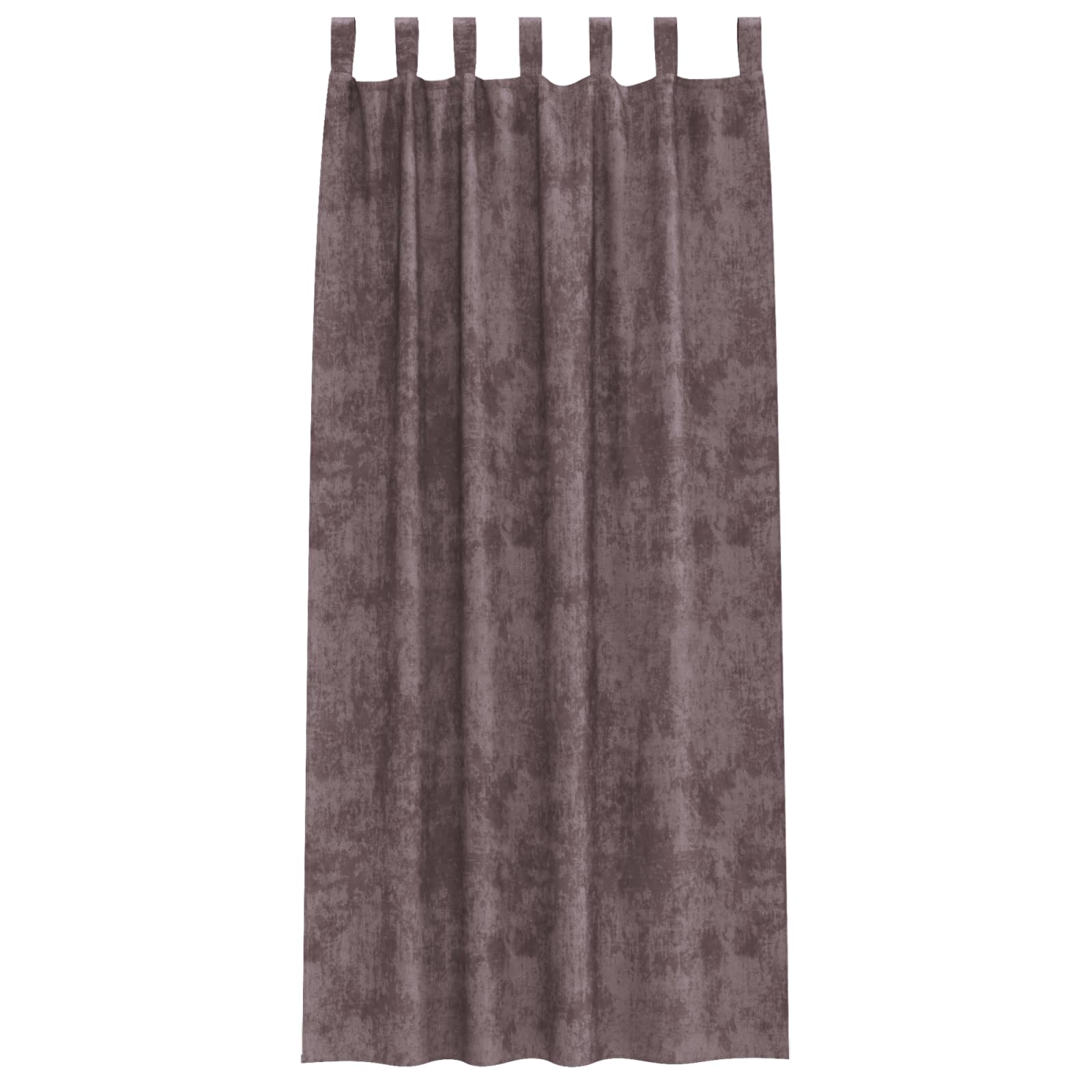 Aksamitne zasłony na przelotkach, 2 części, brązowe, 225 x 140 cm, filtrowanie światła, styl tacktop, poliester, przytulne, nowoczesne, do salonu, sypialni