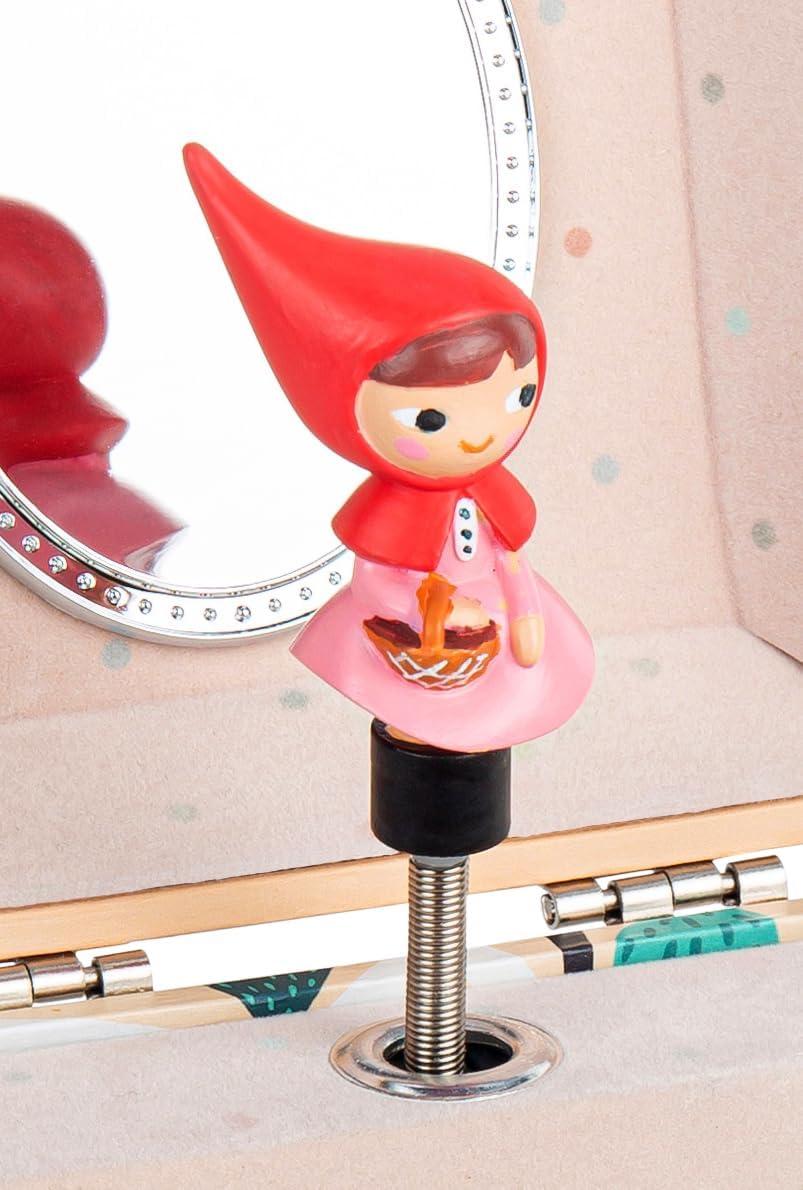 TROUSSELIER - Little Red Riding Hood - Treasure Chest & Music Jewellery - Music Box - Ideal Children's Gift - Music Lullaby by Schubert - Colour Multicoloured