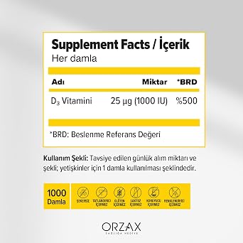 Ocean Vitamin D3 Damla 1000 IU 50ml