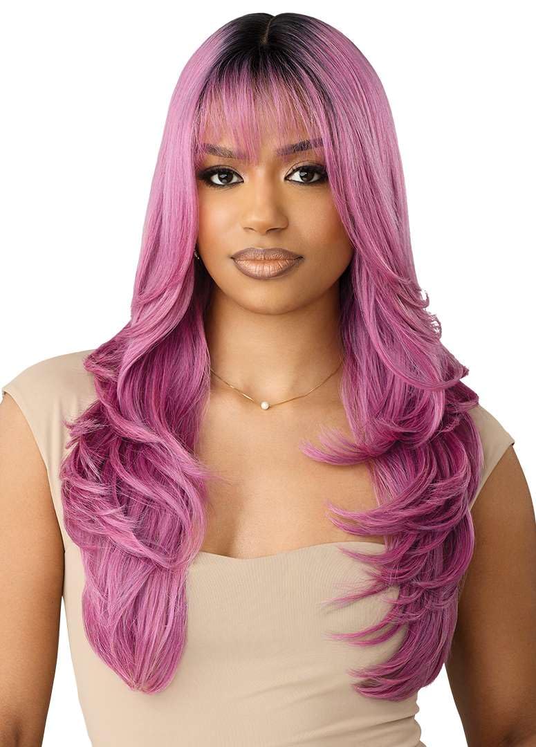 Outre Lace Front Wig - Castine (JET BLACK 1)