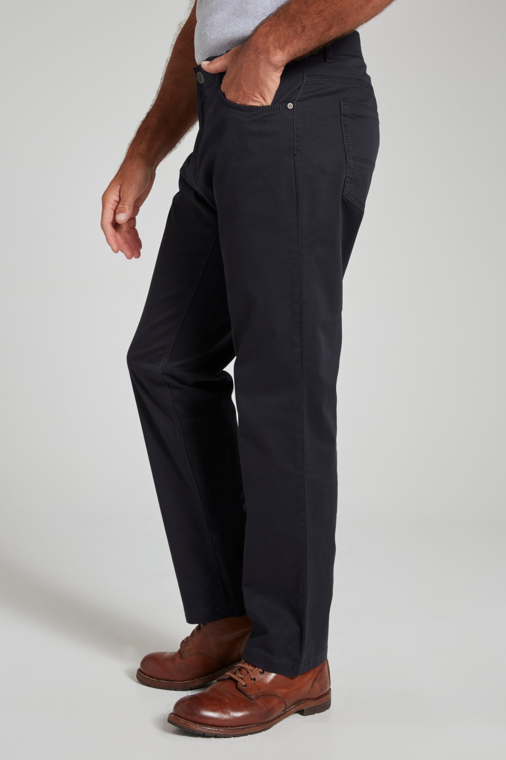 JP 1880 Herren große Größen Übergrößen Menswear L-8XL 5-Pocket Hose, elastischer Bund, Regular Fit 717157