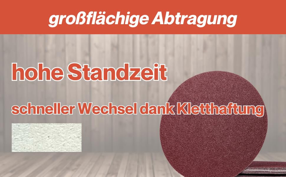 50 Klett-Schleifscheiben 225 Mm, Körnung 40-180 – Für Schleifgiraffe, Wand- & Deckenschleifer