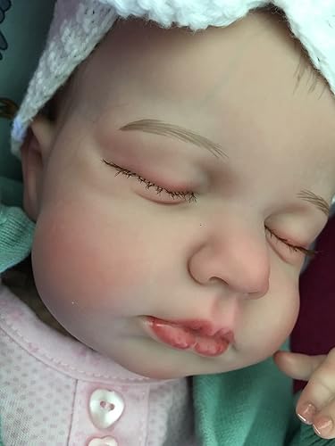 iCradle Muñecas de bebé recién nacidas de 20 pulgadas muñecas recién nacidas de silicona realistas con venas regalo de cumpleaños de Navidad para