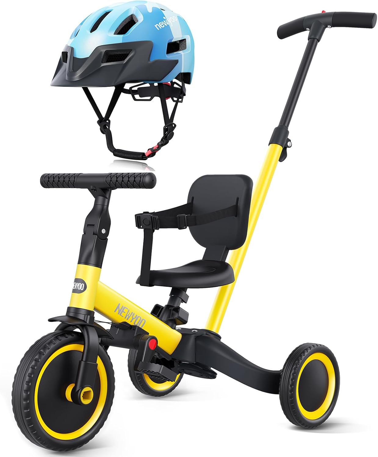 newyoo Toddler Tricycle with Helmet, Toddler Bike, Tricycles for 13 Year Olds, Kids