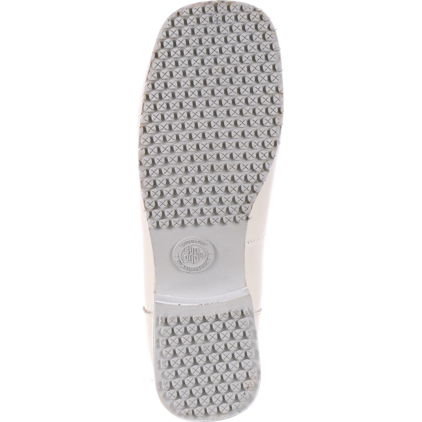 SlipGrips Women's Slip-Resistant Slip-On, White, Size 8(M)
