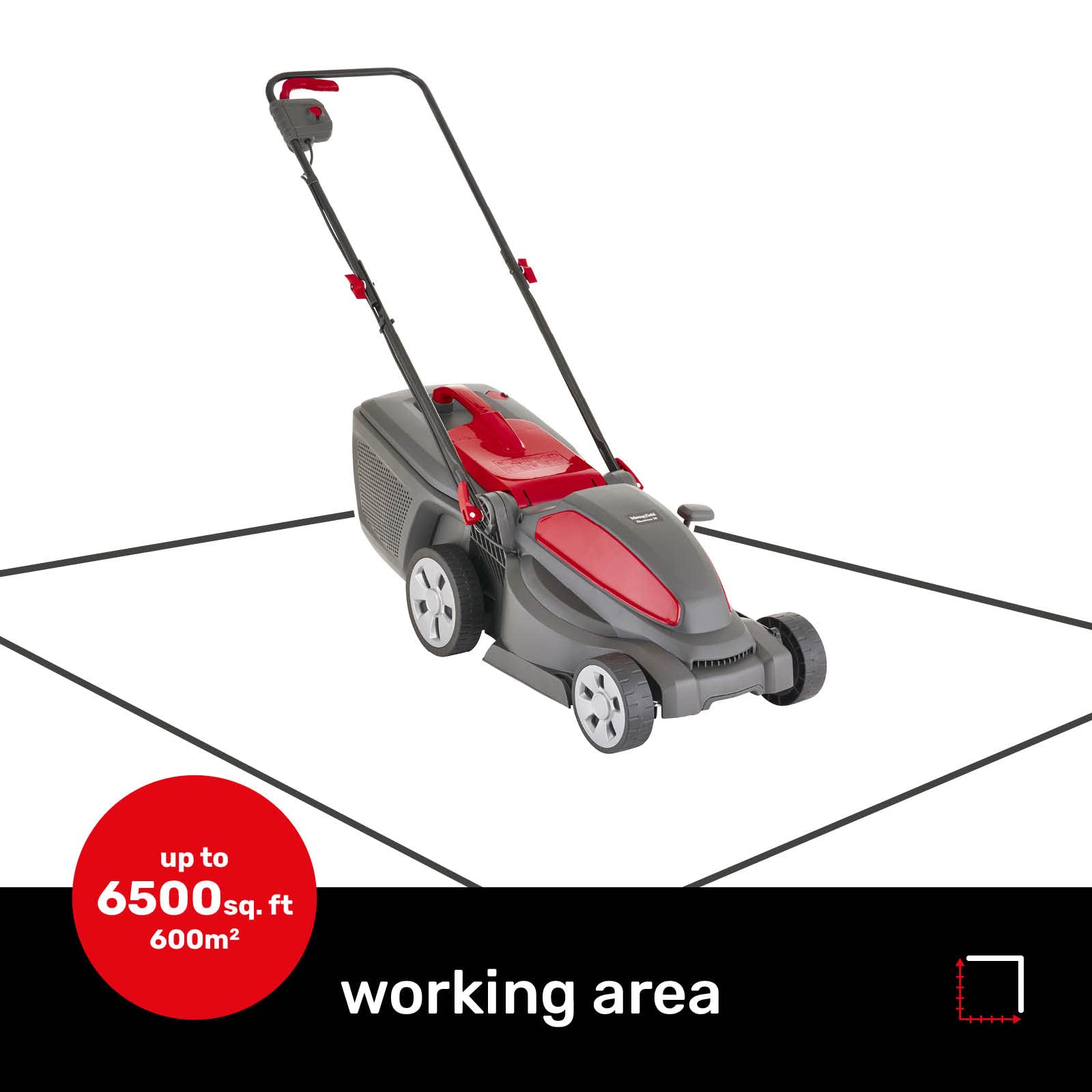 Mountfield Tosaerba Electress 38, larghezza di taglio 38 cm, elettrico, fino a 350 m², include raccoglitore d'erba da 40 litri