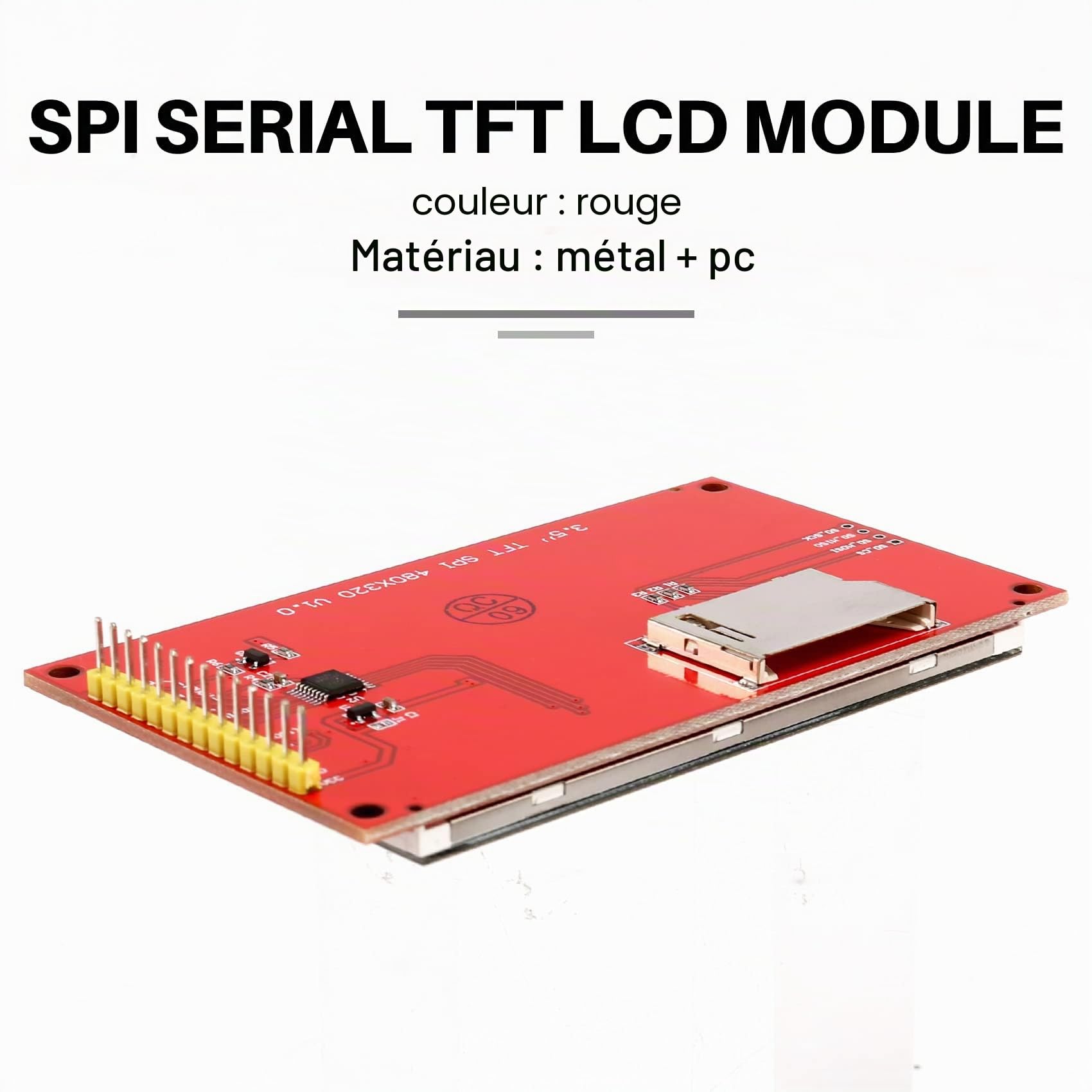 XIAOJUN Écran LCD TFT Série 3,5 Pouces 480X320 SPI avec IC ILI9488 Panneau de Contrôle IC pour MCU