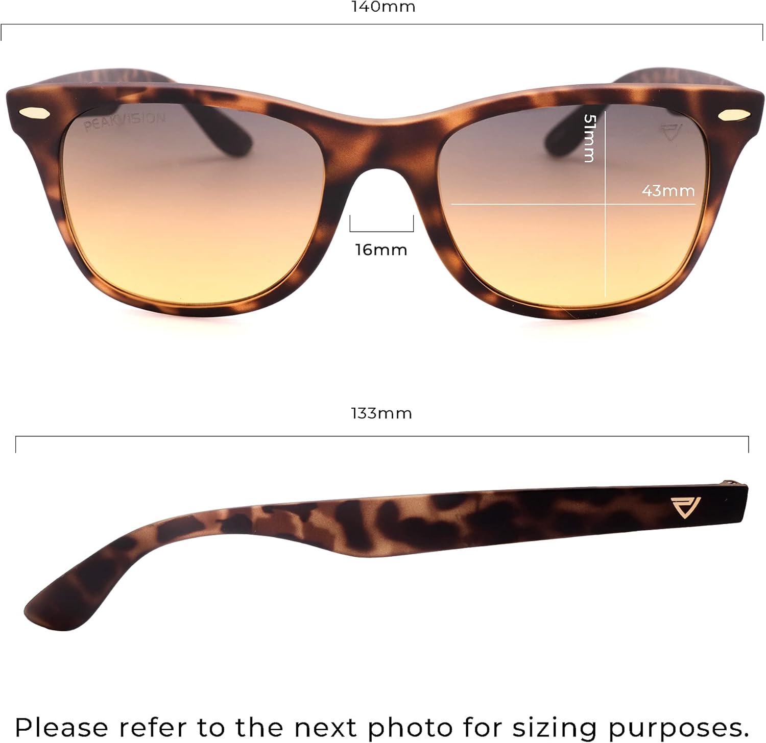 DG1 Non-Polarized Golf Sunglasses - Unisex- Dual-Zone Lens Technology