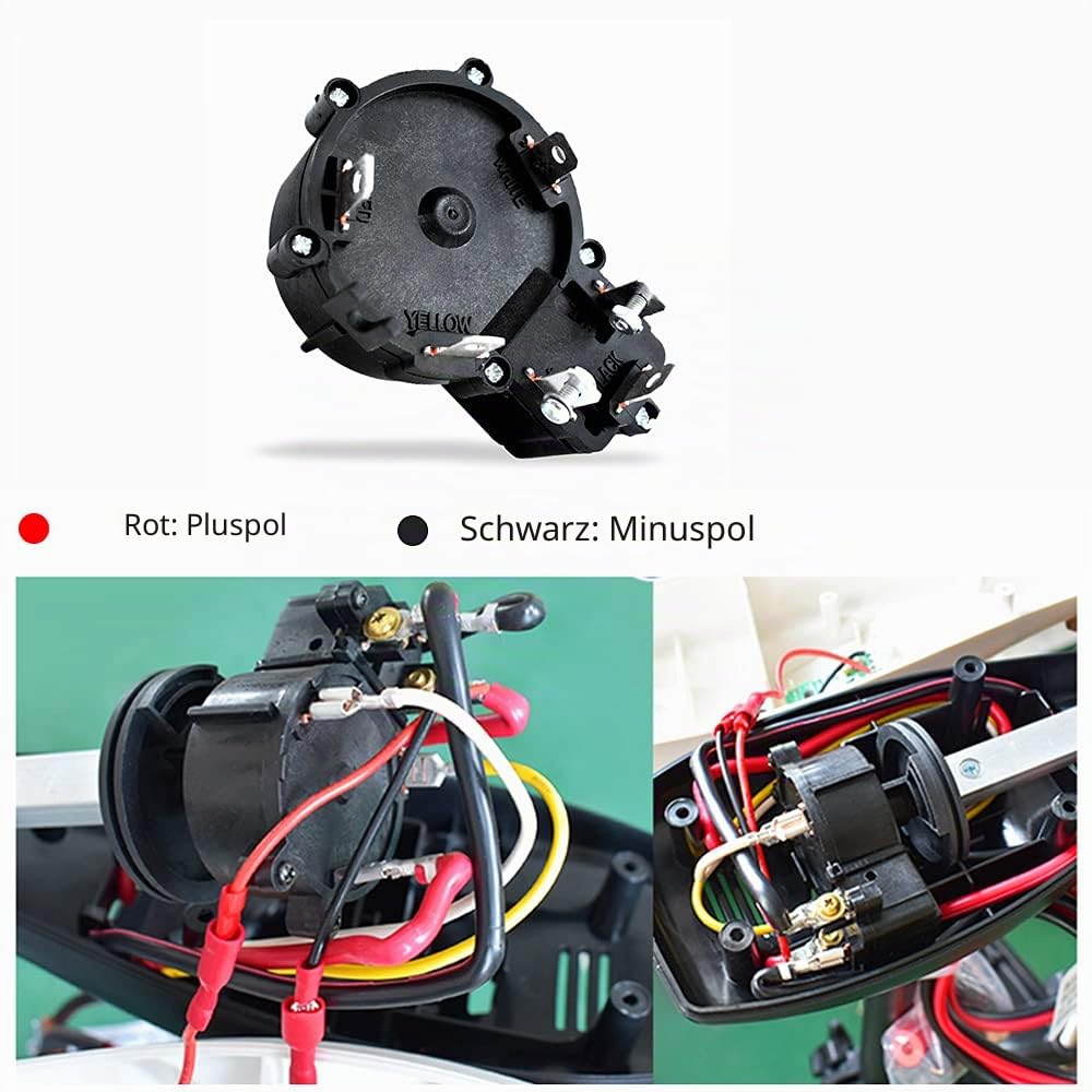 12V Elektrischer Außenbordmotor-Controller Marine-Außenbordpropeller-Drehzahlregler Passend für 28lb 36lb 46lb 50lb 60lb 68lb 88lb elektrische Außenbordmotoren,Außenborder-Geschwindigkeitsregler