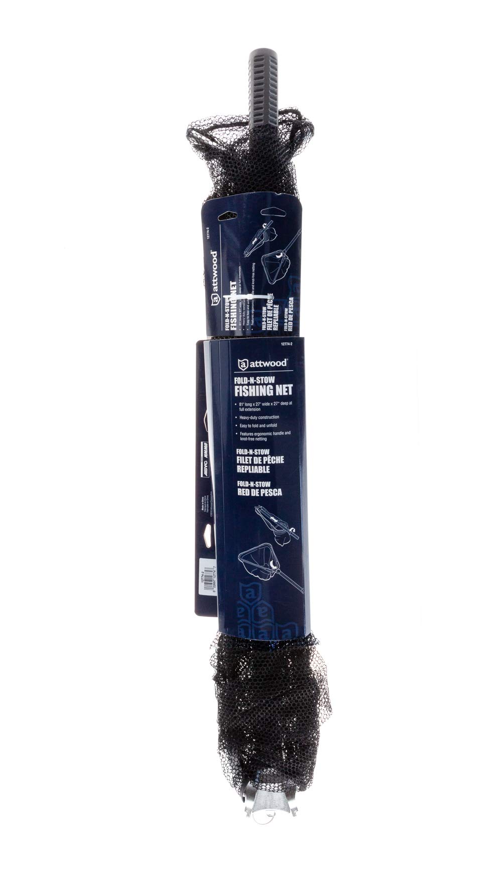 Attwood 12774 – 2 fold-n-stow Grande épuisette