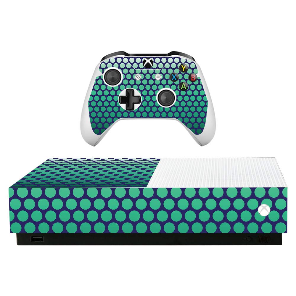 MightySkins Skin for Microsoft Xbox One S All-Digital Edition - Spots | Protective, Durable, and Unique Vinyl Decal wrap Cover | Easy to Apply, Remove, and Change Styles | Made in The USA