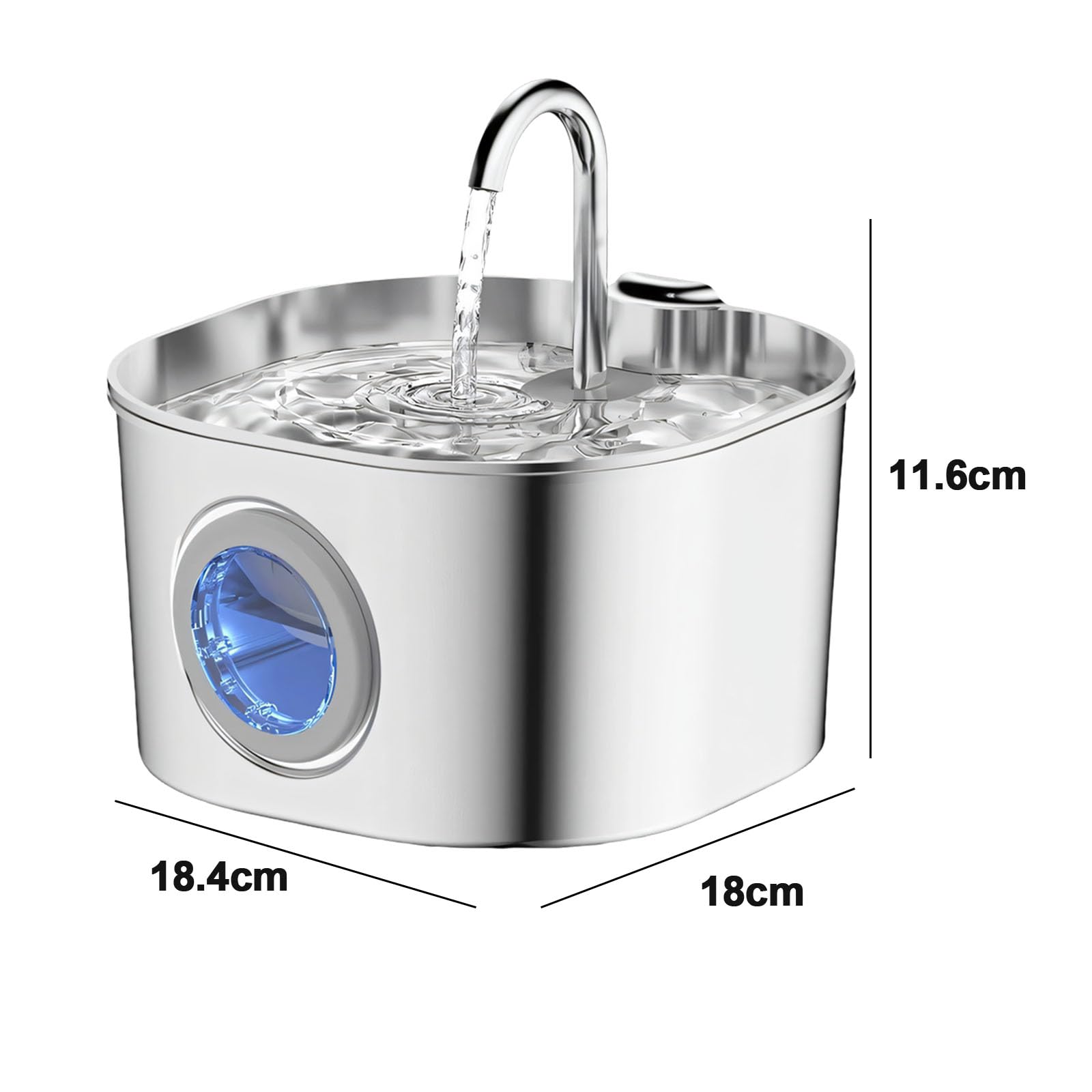 Fuente de Agua Interior para Mascotas para Gatos y Perros
