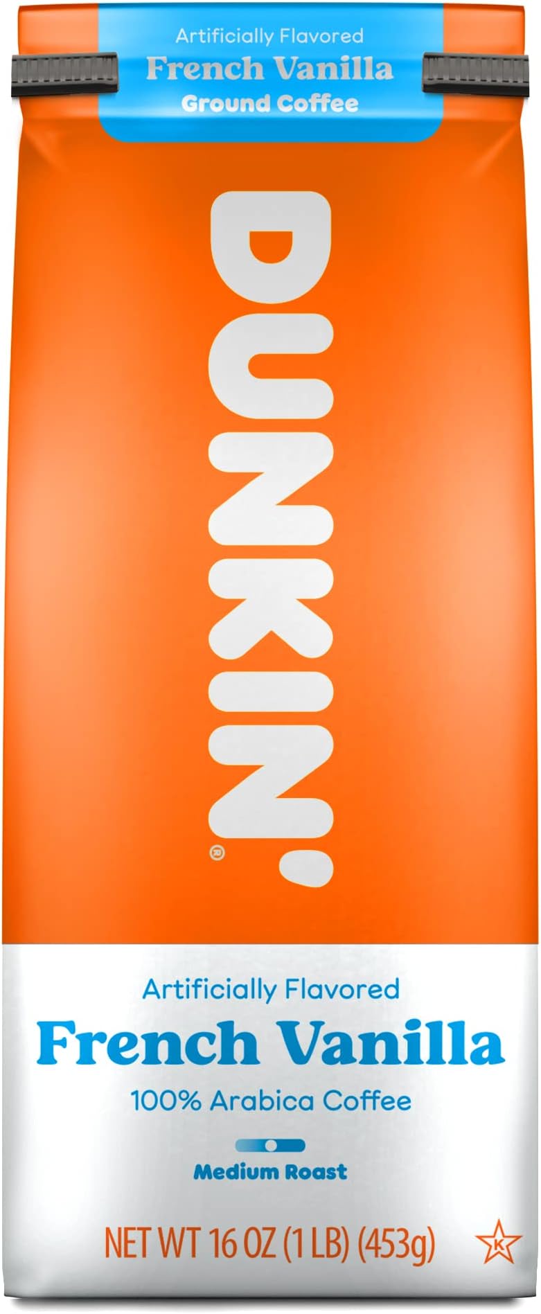 Dunkin' Donuts French Vanilla Ground Coffee - 453g (16oz.)