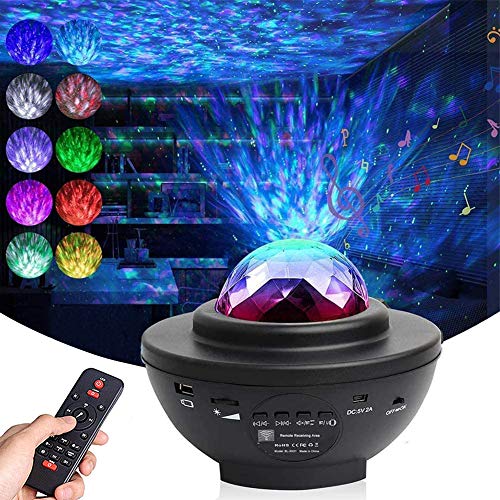 Galaxy Projector Star Projector Night Light Projector LED Nebula Cloud with Bluetooth Music Speaker for Baby Kids Bedroom/Game Rooms/Home Theatre/Night Light Ambiance