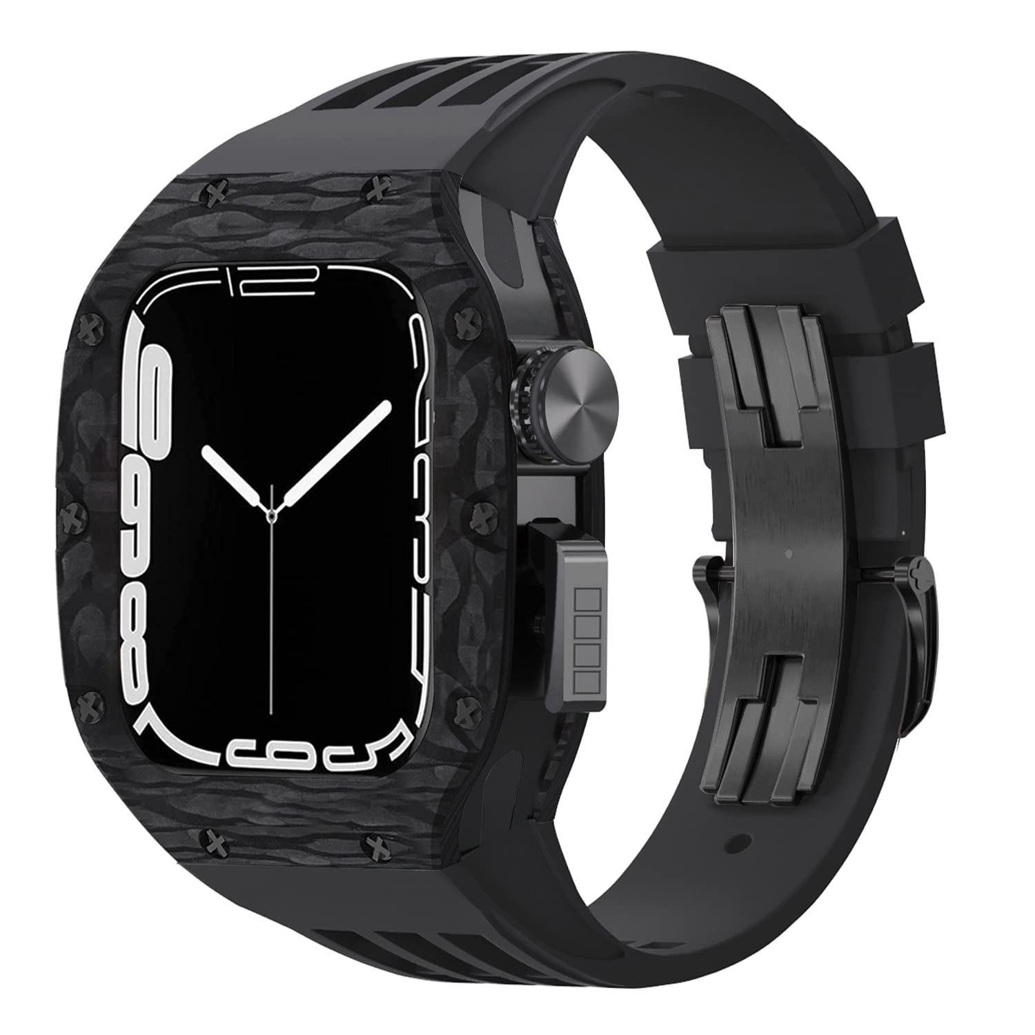 Kit carbone Apple Watch protection intégrale contre rayures et chocs - 8