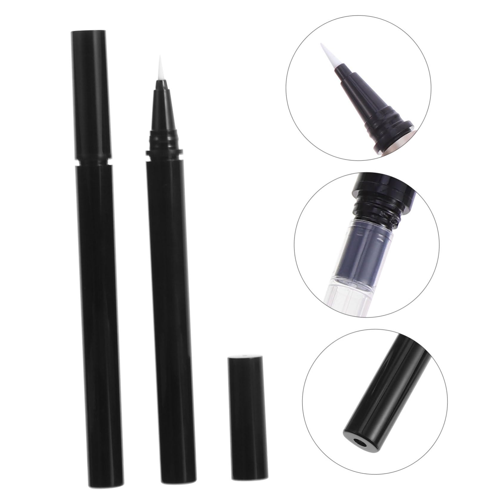 Didiseaon 9pezzi Eyeliner Ricaricabile Assortiti Tubetti Vuoti Per Eyeliner Per Facile Design Portatile e