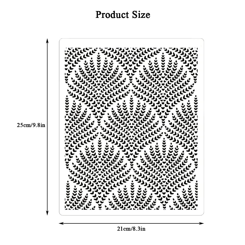 6 Stencil Per Decorare Torte - Design A Pizzo Cavo, 25x21cm | Per Goffratura E Zucchero A Vel&ograve;