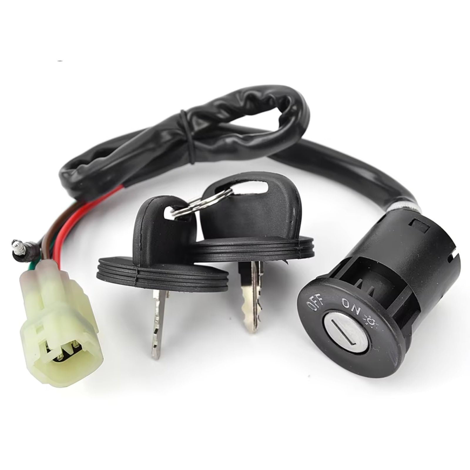 Interrupteur Clé Contact Moto pour Kymco ATV pour MXU 50 150 2009-2010 LB30AA 35010-LCA4-9V0 Clé Contacteur Allumage