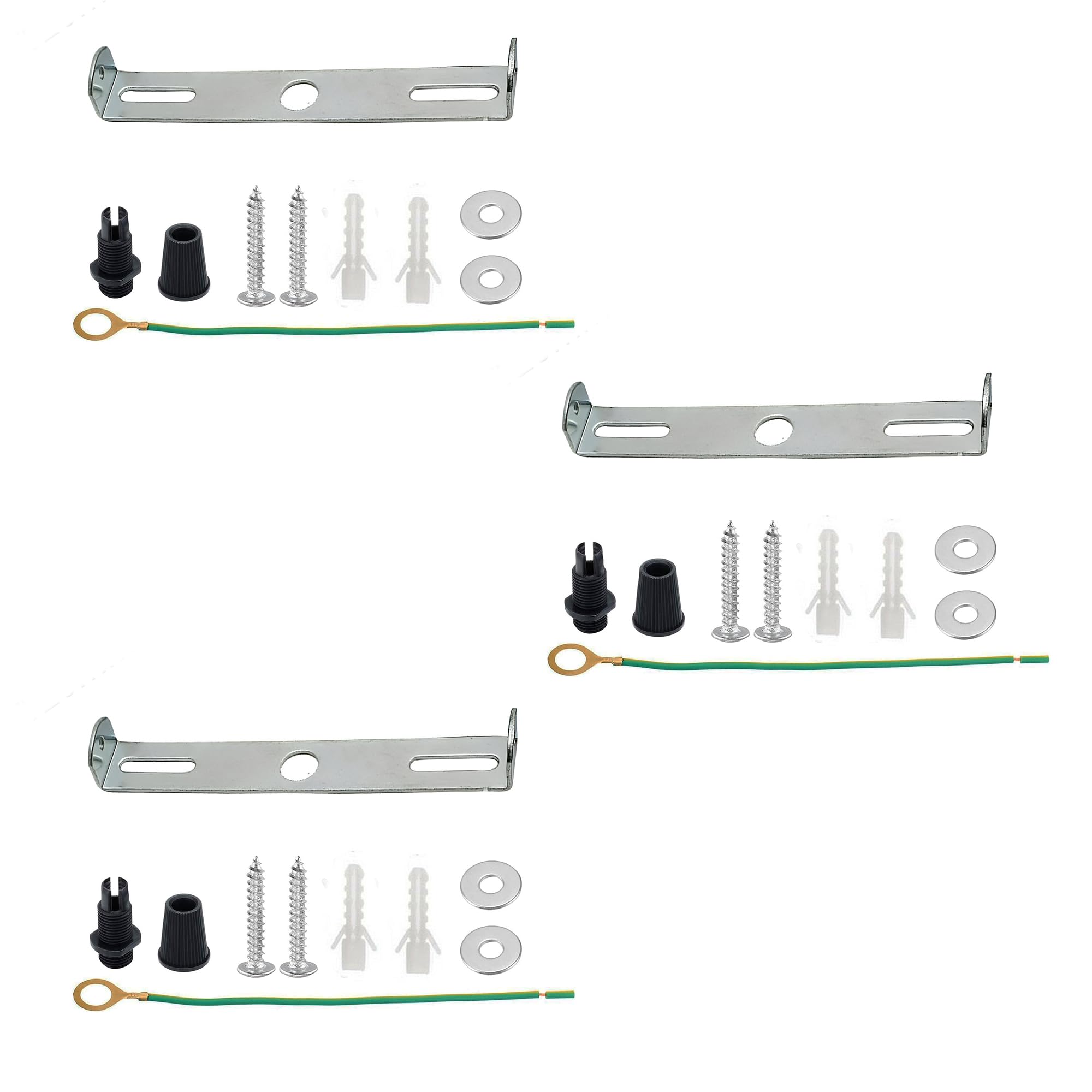 LEDSONE Rosetta Da Soffitto Staffa Per Cintura Con Accessori Raccordo Leggero (55 Mm - Foto 7