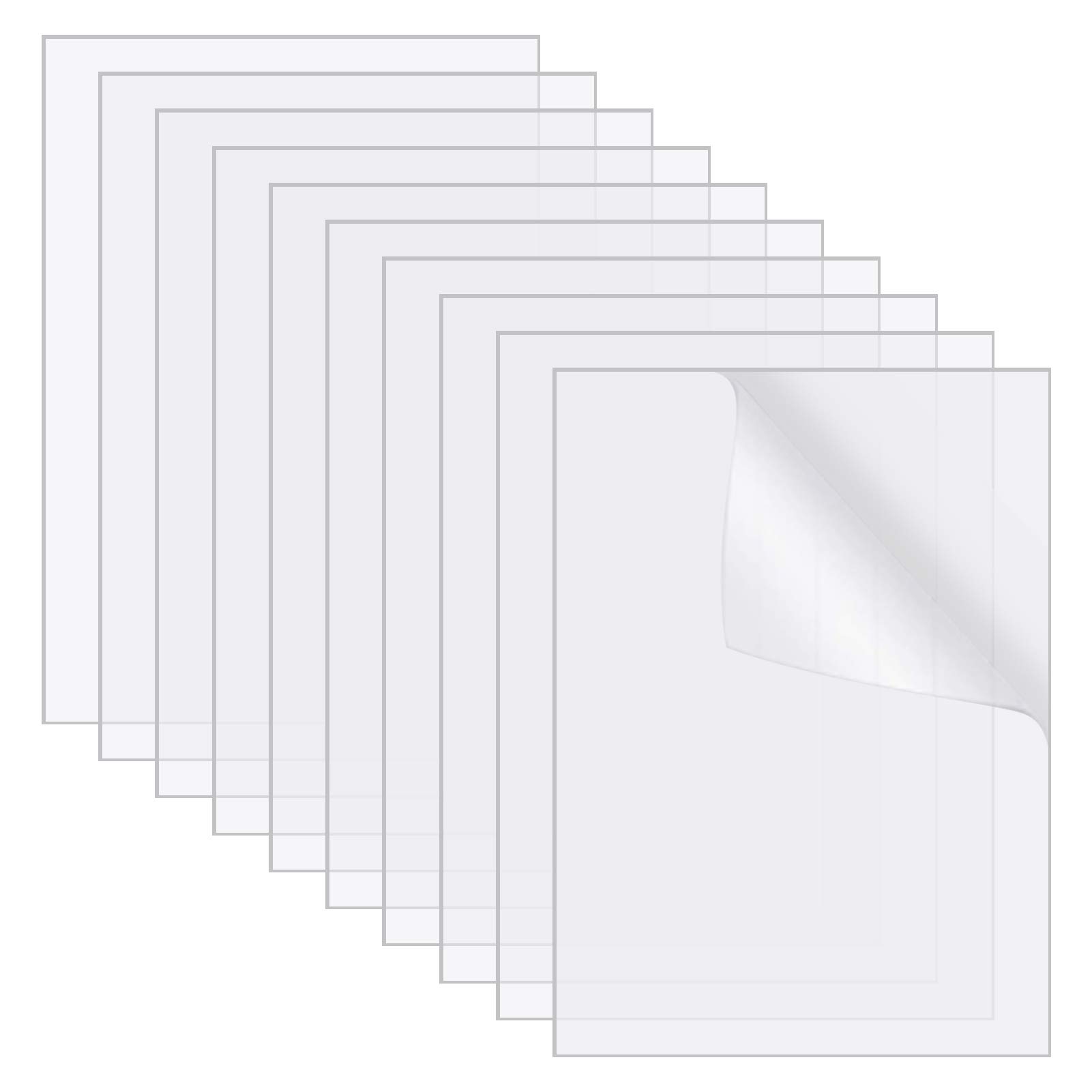 Buy umorismo Clear Perspex Sheets 10Pcs 1mm Acrylic Sheets 10 x 8 Inch