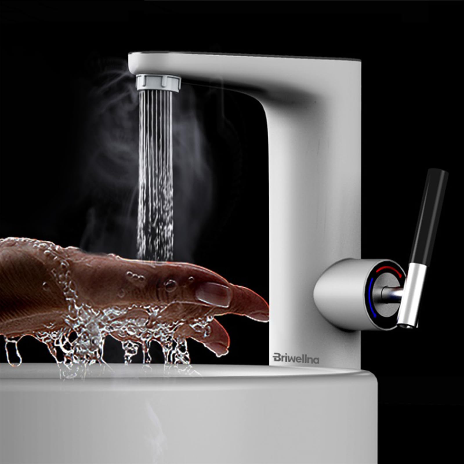 Scaldabagno elettrico istantaneo Rubinetto per lavabo 220V 3000W Senza