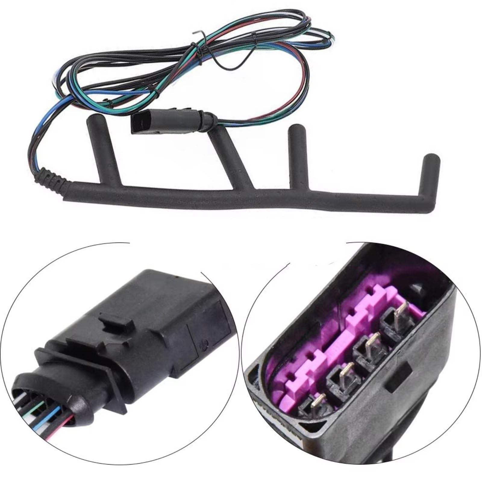 Compatibile Con Per Golf 2002-2003 4 Fili Auto Candeletta Cablaggio Motore Candeletta Cablaggio Accessori Di Ricambio 038971220C candela preriscaldamento