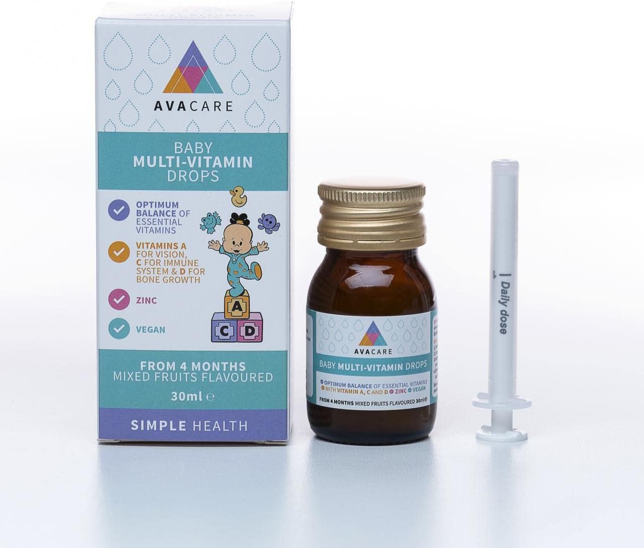 AvaCare Baby MultiVitamin Drops 30ml Contains Vitamin A, B, C, D and
