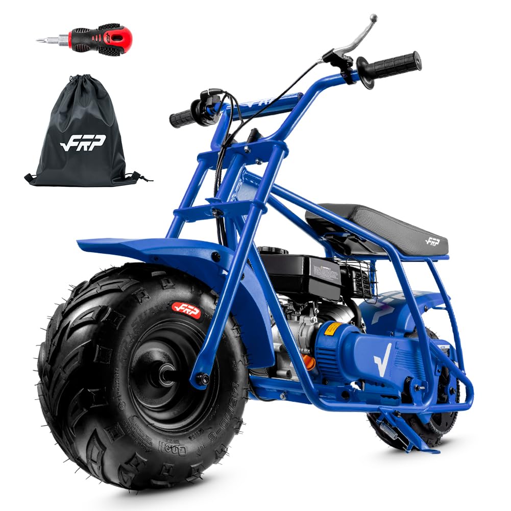 FRP GMB100 Basic Mini Bike 99cc 4-Stroke Off Road for Teens Adults 220 LBS