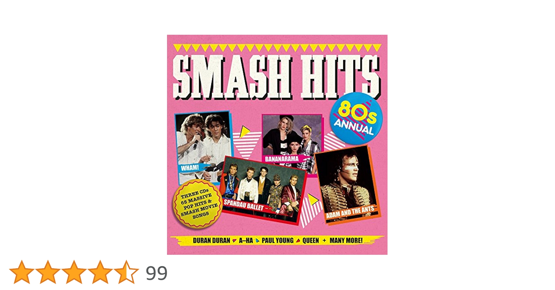 Smash Hits 80s Annual: Amazon.co.uk: CDs & Vinyl