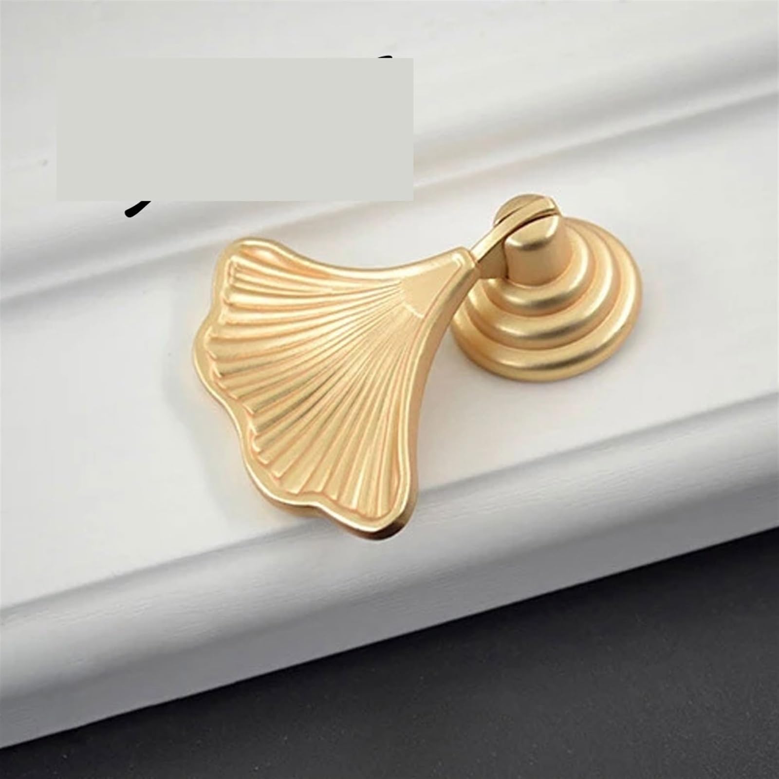 Poignées de meubles Ginkgo en laiton massif de haute qualité décorative