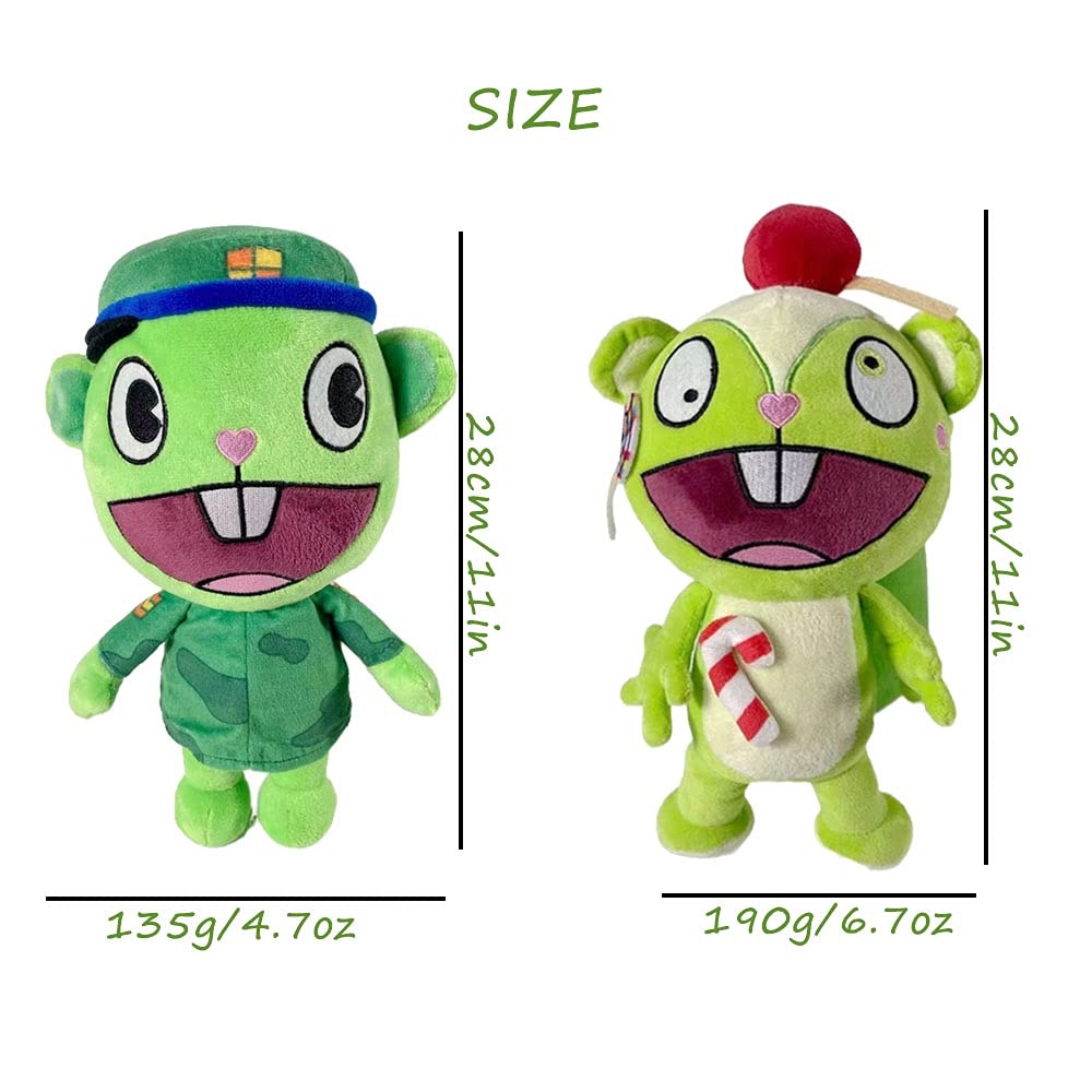 Amazon.co.jp: 2 / 4Pcsハッピーツリーフレンズぬいぐるみには、同じ