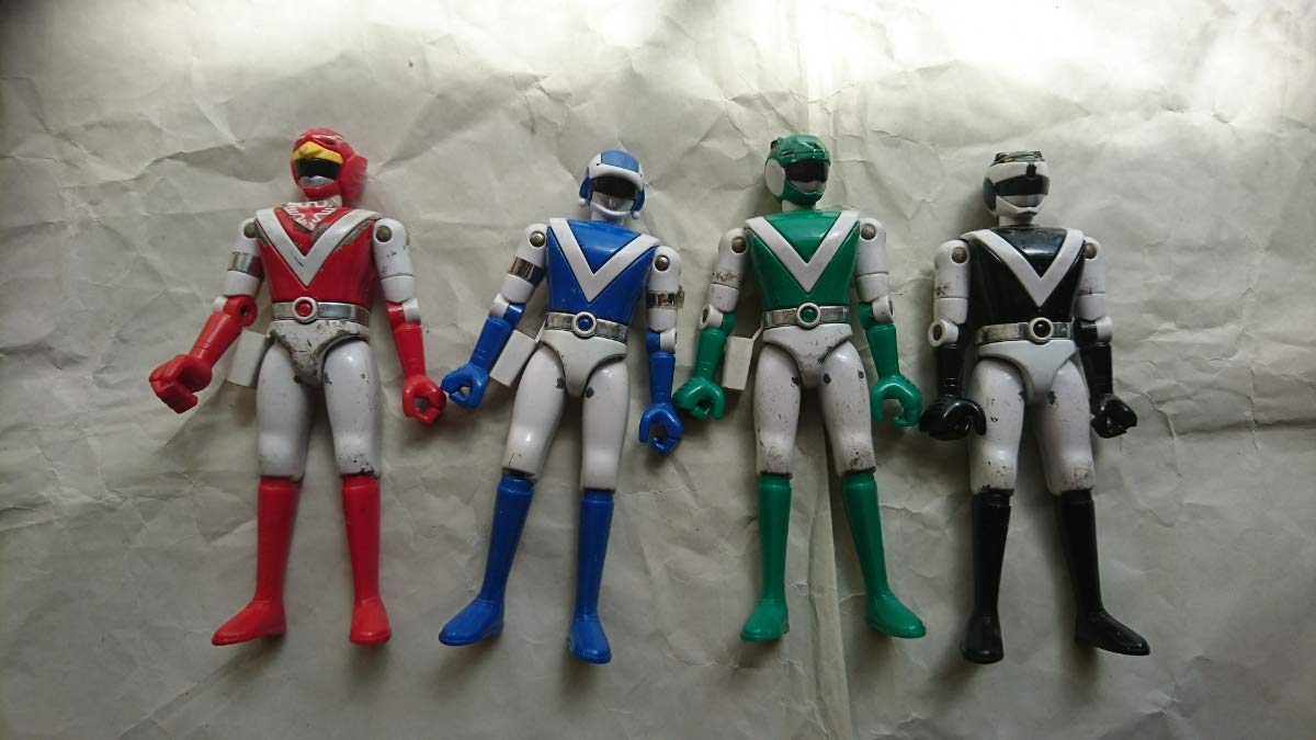 Amazon Co Jp 超獣戦隊ライブマン 超合金 レッドファルコン ブルードルフィン グリーンサイ ブラックバイソン セット ホビー 通販