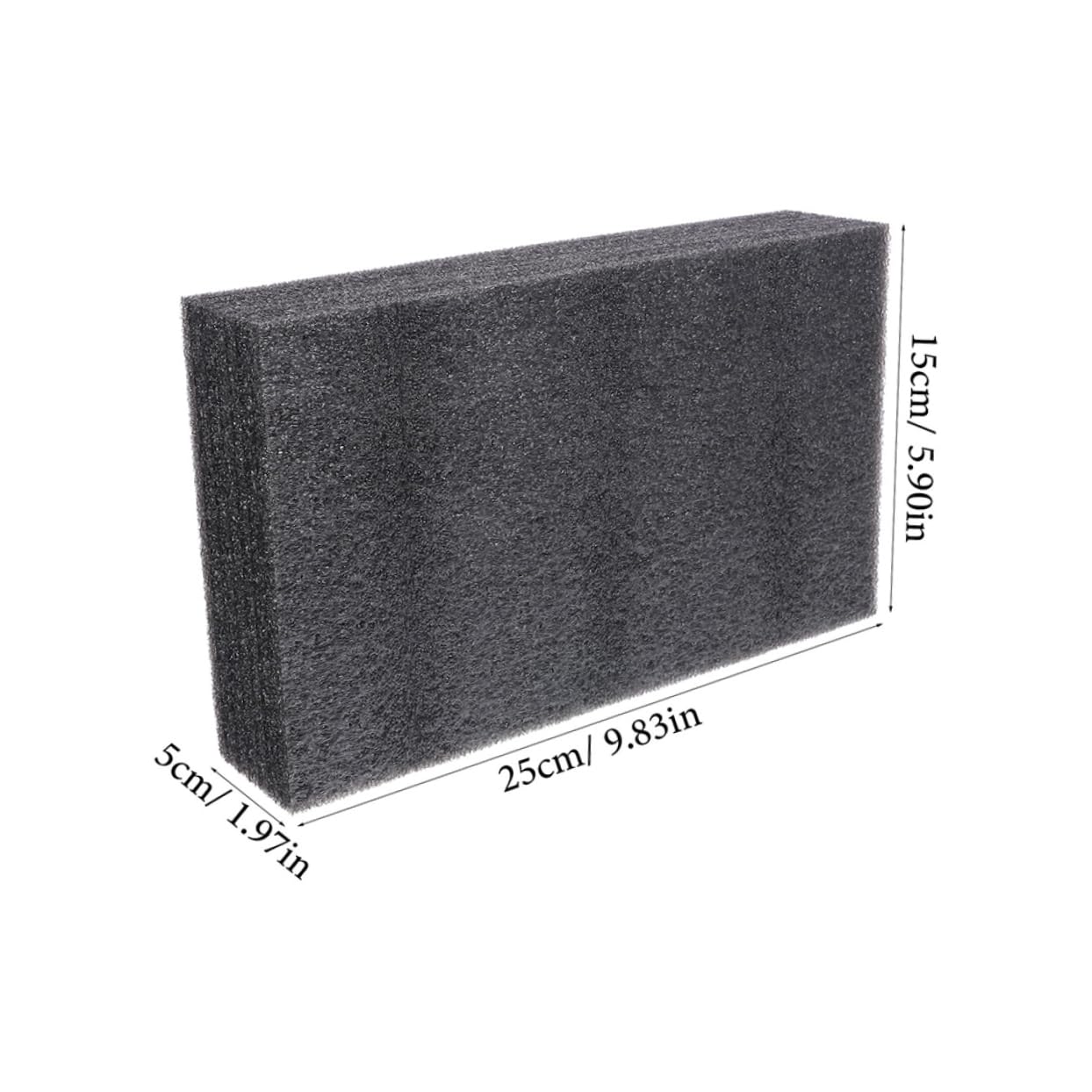 OSALADI Diy Foam Sheets 2pcs Polyethylene Foam Sheets for Card Storage Trading Card Box Packing