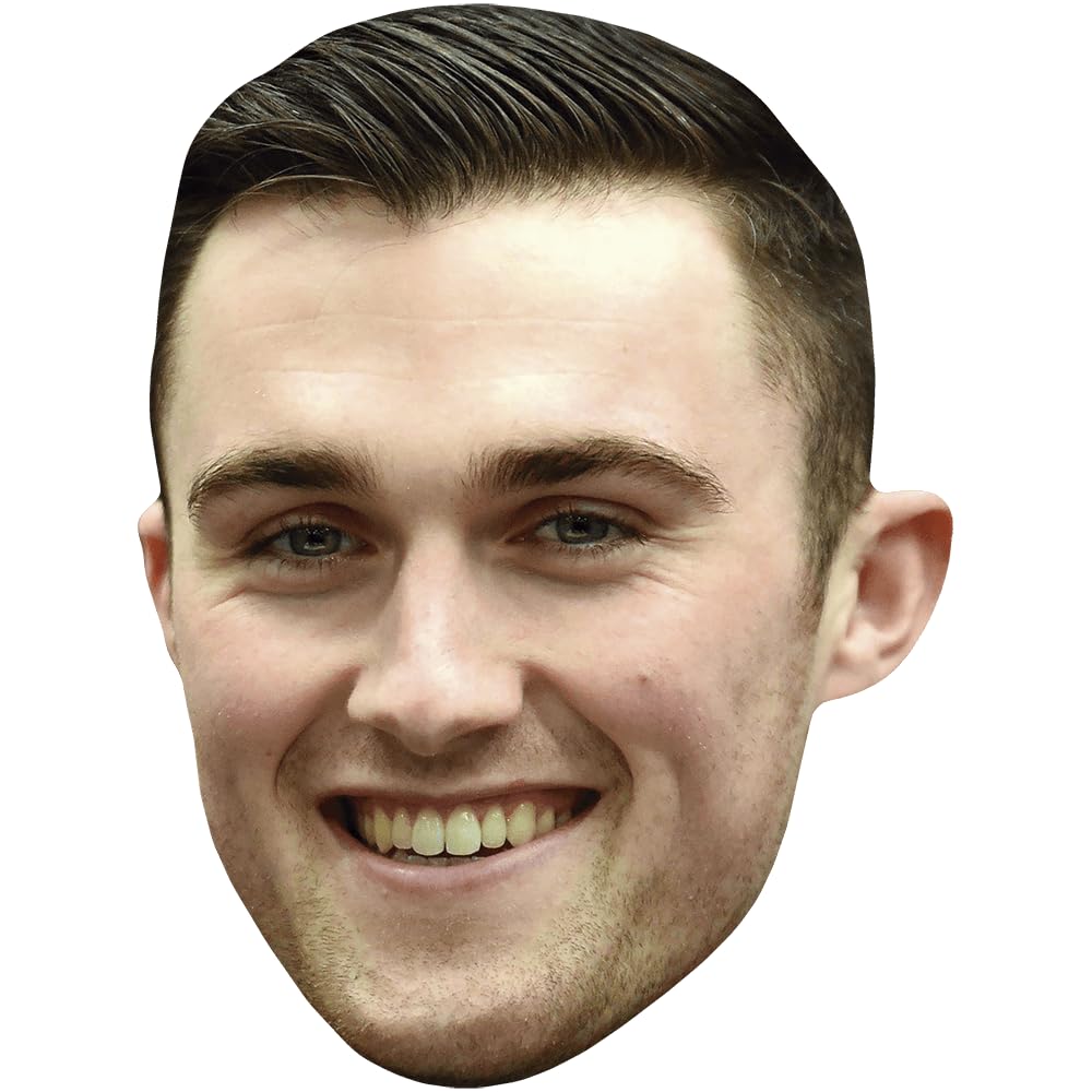 John Souttar (Smile) Celebrity Mask, Flat Card Face, Fancy Dress Mask