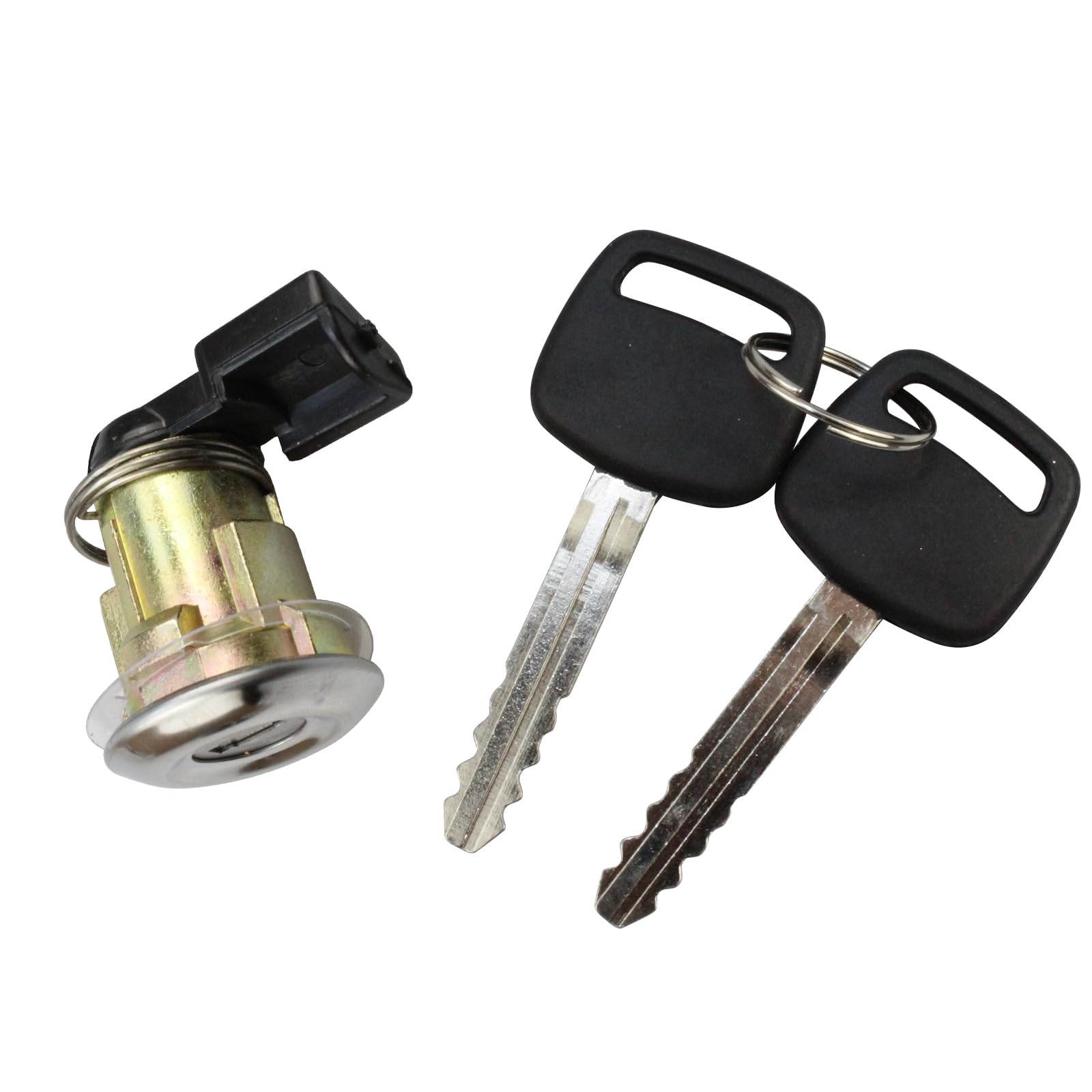 ANP PUAUTO Fuel Door Lock Cylinder Key Set / 2 Keys fit for 1995-2004 Toyota Tacoma, 2000-2003 Toyota Tundra Gas Door Lock Fuel Filler Lid,69058-35140