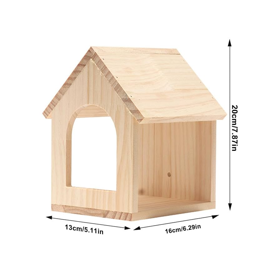 木製鳥巣箱 Amazon.co.jp: 鳥 巣箱 吊り下げ 大型 屋根付き 木製 野鳥用巣箱