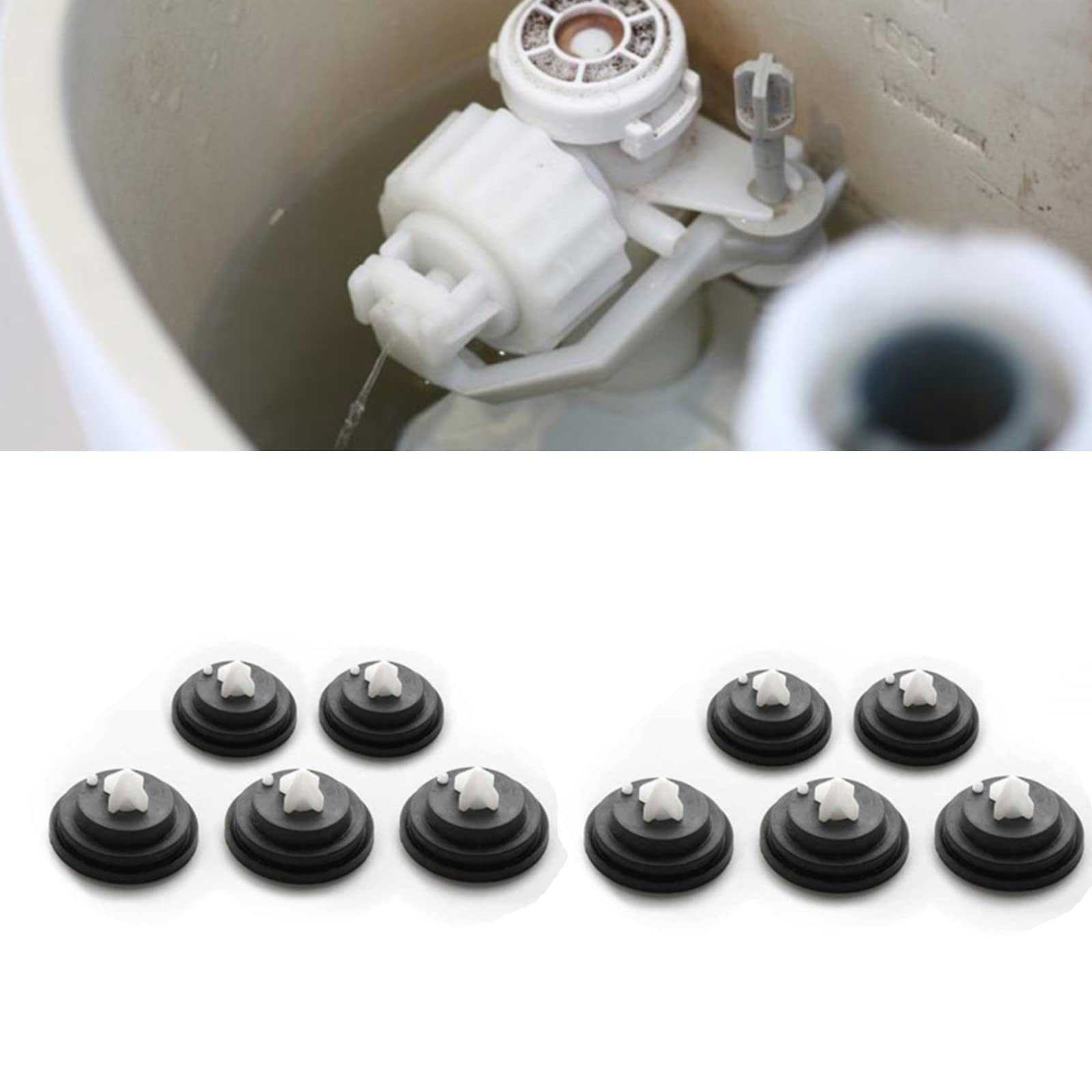 Buy JHEUAYK 10Pcs Replacement Rubber Diaphragm Washer for Siamp Fill Valves Ballvalve Washer