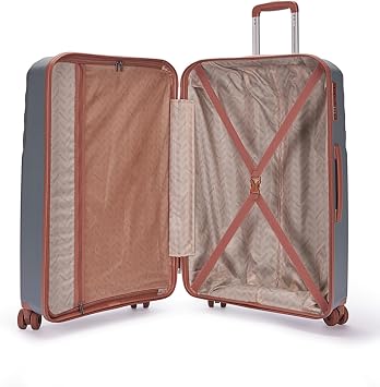 United Colors of Benetton Unisex 14BNT8010-03-ANT Wheeled Suitcase, Gray, Cabin Size