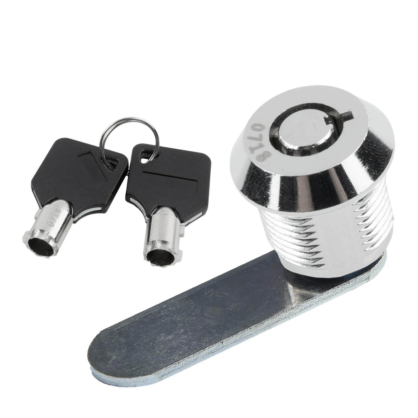 Serrure à cylindre pour porte, armoire, boîte aux lettres, tiroir, placard, boîte avec 2 clés 16/20/25/30 mm 1 pièce (16 mm)